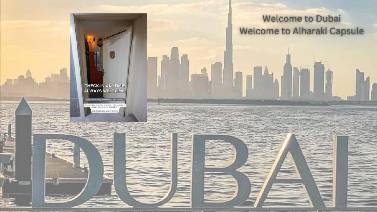 Alharaki Capsule Bed and Breakfast Dubái Exterior foto